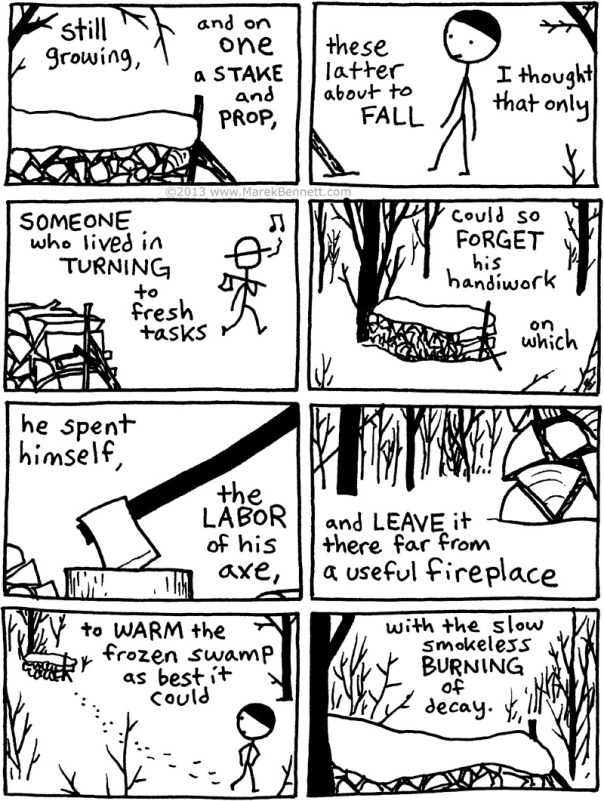 Poetry-Frost-TheWood-pile-05-www.MarekBennett.com